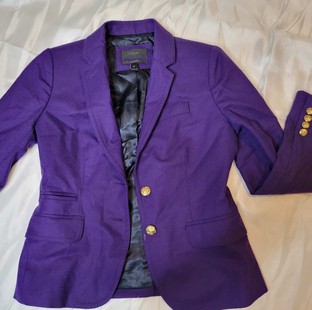Jcrew purple blazer